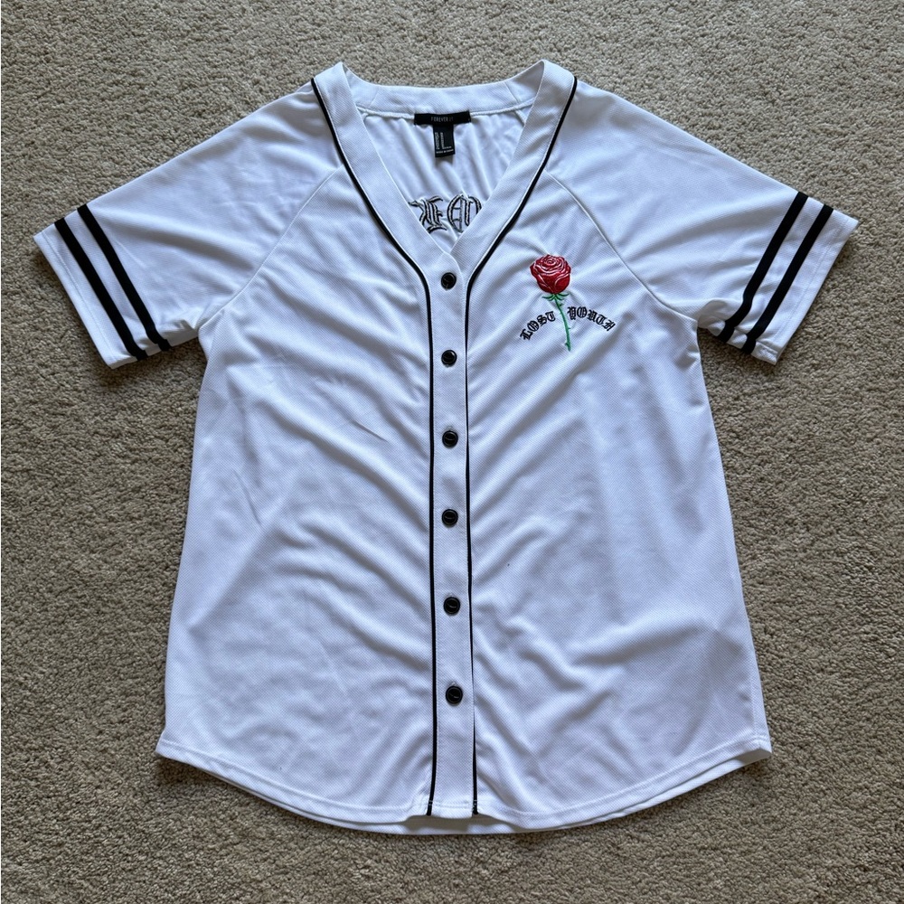 White Baseball Jersey!